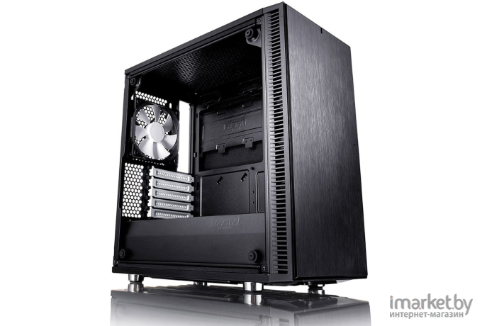 Корпус для компьютера Fractal Design Define Mini C TG без БП черный [FD-CA-DEF-MINI-C-BK-TG]