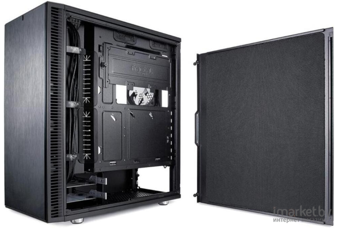 Корпус для компьютера Fractal Design Define Mini C TG без БП черный [FD-CA-DEF-MINI-C-BK-TG]