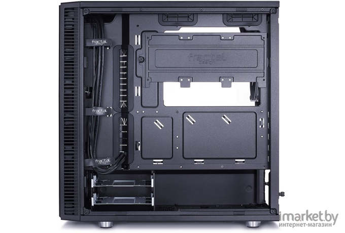 Корпус для компьютера Fractal Design Define Mini C TG без БП черный [FD-CA-DEF-MINI-C-BK-TG]