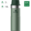 Термокружка Stanley The Trigger-Action Travel Mug 0.47 л зеленый [10-06439-030]