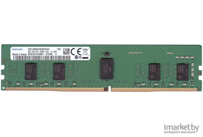 Оперативная память Samsung RDIMM DDR4 8GB ECC 2666MHz [M393A1K43BB1-CTD6Y]