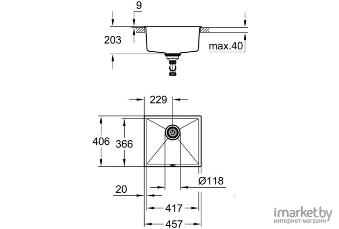 Кухонная мойка Grohe K700 [31653AP0]