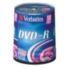 Оптический диск Verbatim DVD-R 4.7Gb 16x Cake Box 100 шт [43549]