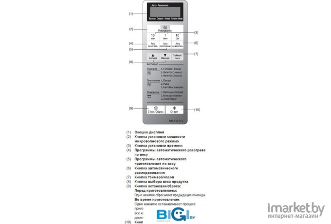 Микроволновая печь Panasonic NN-ST254MZPE