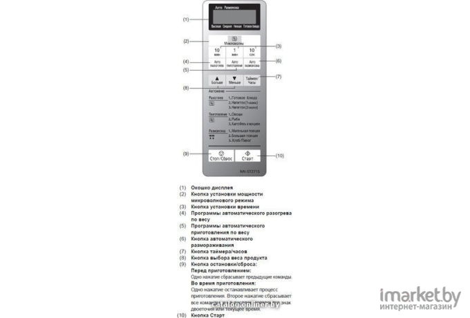 Микроволновая печь Panasonic NN-ST254MZPE