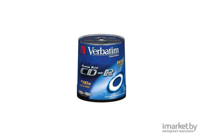 Оптический диск Verbatim CD-R 700Mb 52x Cake Box 100 шт [43430]