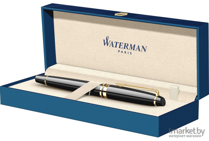 Ручка-роллер Waterman Expert 3 Laque GT F черные чернила коробка Black [S0951680]