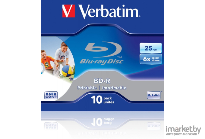 Оптический диск Verbatim BD-R 25Gb 6x Jewel case 10 шт [43713]