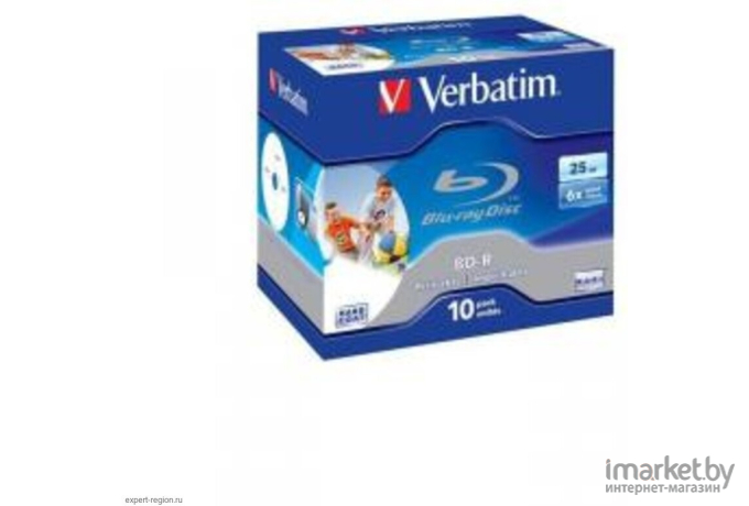 Оптический диск Verbatim BD-R 25Gb 6x Jewel case 10 шт [43713]