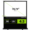 Проекционный экран Cactus Floor Compact Expert 120x160 см [CS-PSFLCE-160X120]
