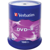 Оптический диск Verbatim DVD+R 4.7Gb 16x Cake Box 100 шт [43551]