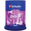 Оптический диск Verbatim DVD+R 4.7Gb 16x Cake Box 100 шт [43551]