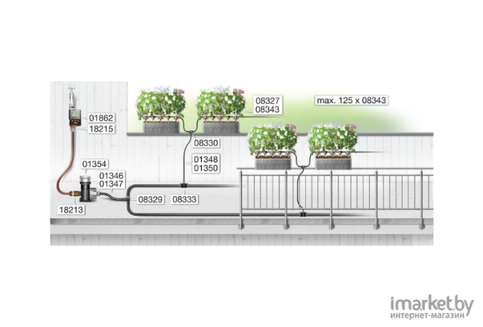 Поливочный шланг Gardena 1/2" 15 м [01346-20.000.00]