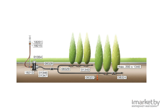 Поливочный шланг Gardena 1/2" 15 м [01346-20.000.00]