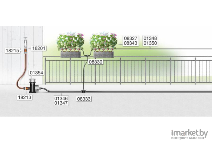 Поливочный шланг Gardena 1/2" 15 м [01346-20.000.00]