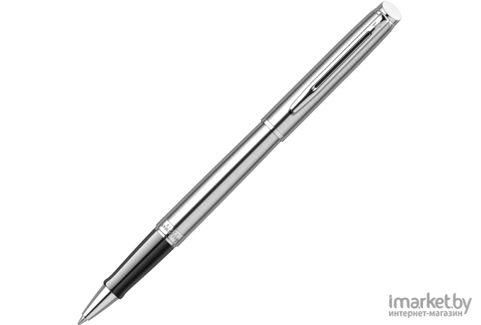 Ручка-роллер Waterman Hemisphere CT F черные чернила коробка Steel [S0920450]