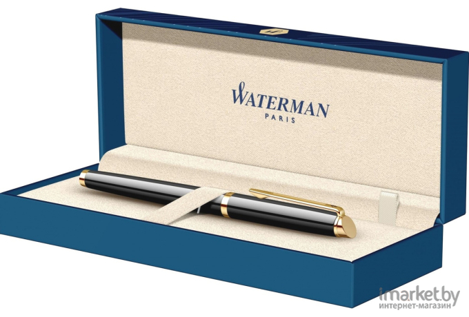 Ручка-роллер Waterman Hemisphere GT F черные чернила коробка Mars Black [S0920650]