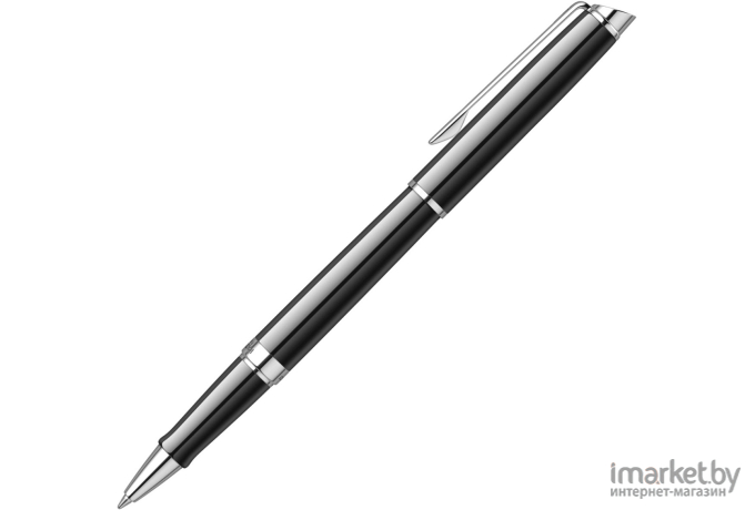 Ручка-роллер Waterman Hemisphere 25587 T CT F черные чернила коробка Mars Black [S0920550]