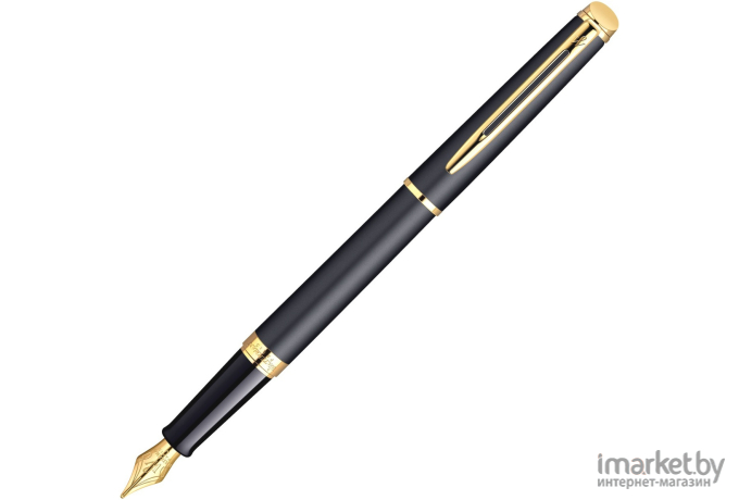 Ручка перьевая Waterman Hemisphere GT F перо сталь нержавеющая/позолота 23К Matte Black [S0920710]