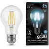 Лампа Gauss LED Filament A60 E27 6W 630lm 4100К 1/10/40 [102802206]