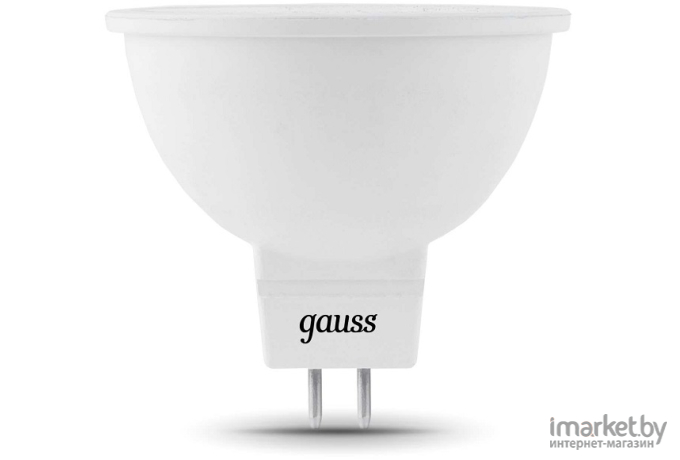 Лампа Gauss LED MR16 GU5.3 5W 12V 500lm 2700K 1/10/100 [201505105]