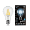 Лампа Gauss LED Filament A60 E27 8W 780lm 4100К 1/10/40 [102802208]