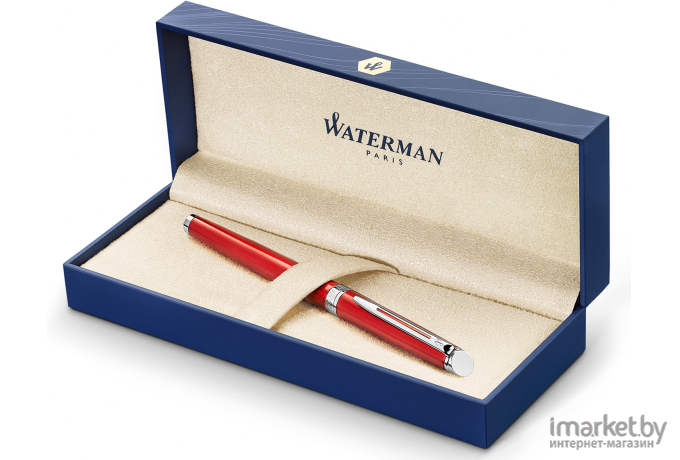 Ручка перьевая Waterman Hemisphere CT F перо сталь нержавеющая коробка Red Comet [2043212]