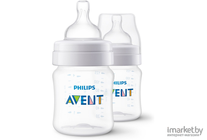 Бутылочка для кормления Philips AVENT 125мл Anti-Colic 2 шт [SCF810/27]