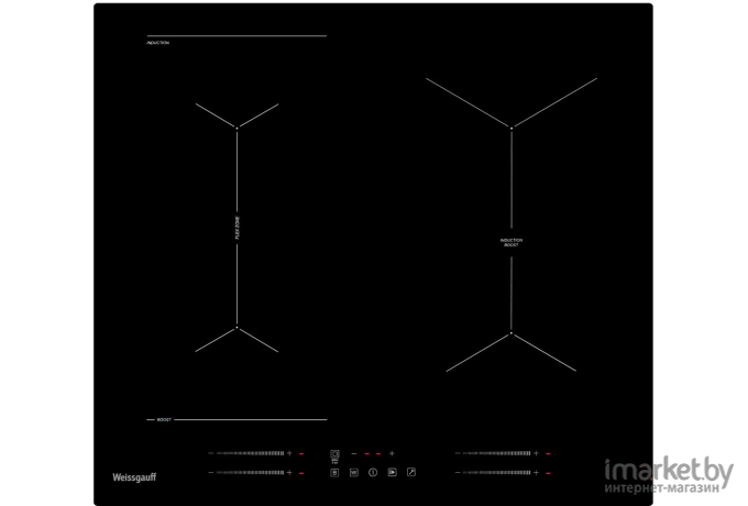 Варочная панель Weissgauff HI 643 BY