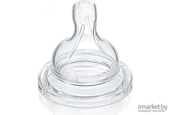 Соска Philips AVENT Natural 2.0 средний поток 2 шт [SCF043/27]