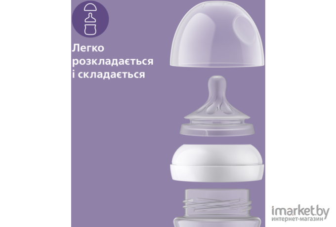 Бутылочка для кормления Philips AVENT Natural 2.0 пластик [SCF030/17]