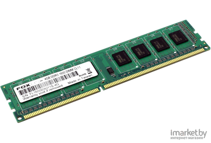 Оперативная память Foxline DIMM 4GB 1600 DDR3 [FL1600D3U11S-4G]