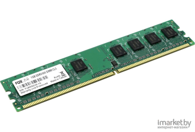 Оперативная память Foxline DIMM 2GB 800 DDR2 [FL800D2U5-2G]