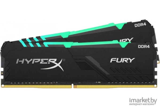 Оперативная память Kingston HyperX Fury 16GB 2666MHz DDR4 DIMM [HX426C16FB3AK2/16]