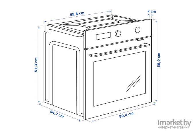 Духовой шкаф IKEA Финсмакаре [704.118.85]