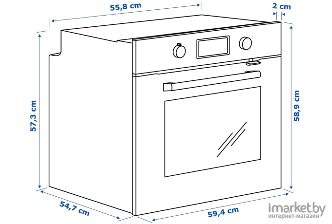 Духовой шкаф IKEA Смаксак [604.131.25]