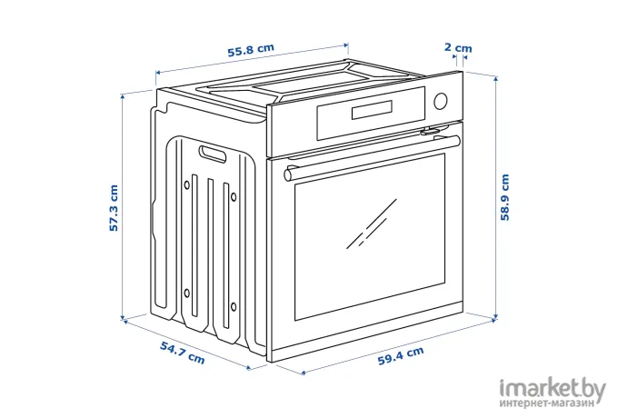Духовой шкаф IKEA Кулинариск [703.824.54]