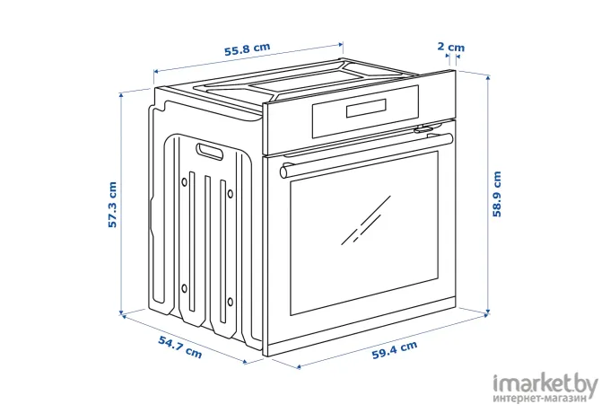 Духовой шкаф IKEA Кулинариск [403.824.55]