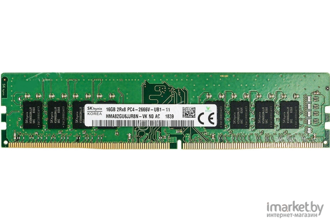 Оперативная память Hynix 16GB PC-21300 DDR4-2666 [HMA82GU6JJR8N-VKN0]