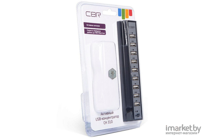 USB-хаб CBR CH-310 Black