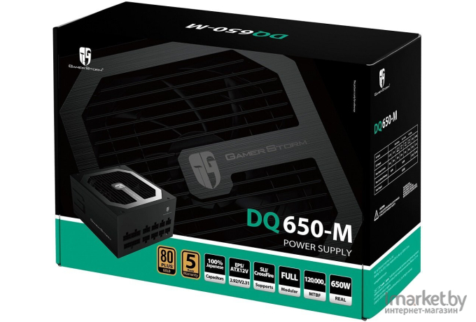 Блок питания DeepCool DQ650-M 650W [DP-GD-DQ650M]