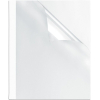 Обложка для переплета Fellowes A4 3 мм 100 шт вверх - ПВХ низ - глянцевый картон прозрачный/белый [FS-53152]