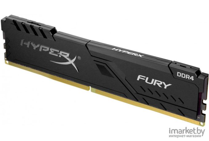 Оперативная память Kingston HyperX Fury 8GB 2666MHz DDR4 DIMM Black [HX426C16FB3/8]