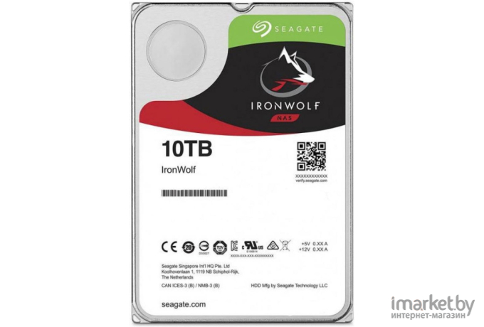 Жесткий диск Seagate 10Tb IronWolf [ST10000VN0008]