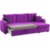 Угловой диван Mebelico Ливерпуль 478 правый 59619 вельвет фиолетовый