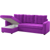 Угловой диван Mebelico Ливерпуль 478 левый 59619 микровельвет фиолетовый
