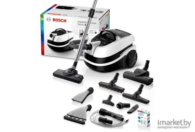 Пылесос Bosch BWD421PRO белый