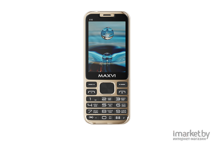 Мобильный телефон Maxvi X10 Metallic Gold