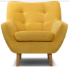Кресло Витио Velvet Yellow