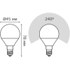  Gauss Лампа Gauss LED Elementary Шар 6W E14 420lm 3000K 1/10/50 [53116]